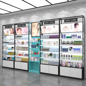 Estante de Exhibición para Tienda de Belleza Cosmética Metálica, Estante de Salón de Maquillaje, Armario de Exhibición para Boutique, Buen Precio - Product Image 2