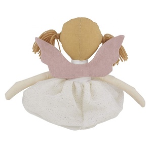 Factory Custom Super Soft Plush Elf <strong>Doll</strong> with Wings New Popular Mini Rag <strong>Dolls</strong> PP Cotton Filled Mesh Lined Black <strong>Fairy</strong> <strong>Doll</strong> - Product Image 4