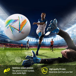 High Quality Size 5 PU Leather Soccer <b>Ball</b> <b>Stick</b> Technology SPEEDBALL 400-450g for Indoor Outdoor Sports Practice Match Exercise - Product Image 4