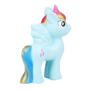 Jouet anti-stress en forme de poney licorne avec de grands yeux, rebond doux, pour enfants de 2 à 4 ans, unisexe - Product Image 2