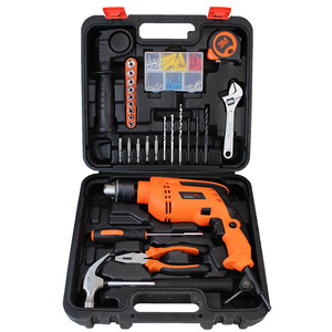 Juego de herramientas de hardware, juego de combinación, caja de herramientas de carpintería manual para el hogar, reparación de regalo de herramienta eléctrica al por mayor - Product Image 1