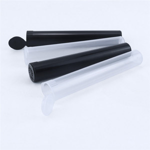 Tubo de Almacenamiento de Plástico con Tapa Pop de 115 mm para Papel de Cigarrillos Kingsize, Conos Preformados, Tubo de Plástico Transparente a Prueba de Olores - Product Image 5