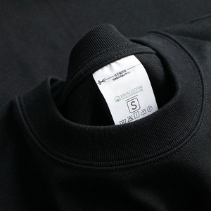 Tùy Chỉnh Bán Buôn Không Đối Xứng Hem Thiết Kế Hợp Thời Trang Của Nam Giới Giản Dị Phong Cách Đường Phố Axit washe T-Shirt Đau Khép Áo Phông Cộng Với Kích Thước Tee - Product Image 3