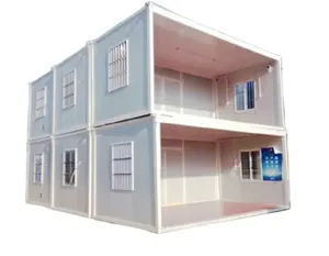 20英尺模块预制房屋3卧室和客厅casas预制100 m.2冬季模块化住宅