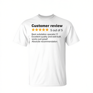 T-shirt d'inspection pour opérateur de poste de transformation, évaluation client 5 étoiles, chemise de travail - Product Image 2