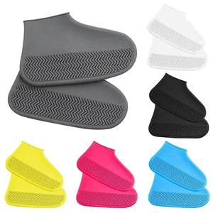 Couvre-chaussures en silicone imperméables pour le sport, résistants aux éclaboussures, accessoires de protection pour bottes de pluie en caoutchouc pour les jours de pluie en extérieur. - Product Image 5