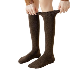 Women's Knee <b>Socks</b> Solid Color Polyester Compression Calf Length Autumn Winter Casual Wear - Product Image 3