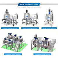 Machine de mélange et d'émulsification sous vide personnalisée pour crèmes et lotions cosmétiques pour le soin du corps
