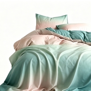 Set Copripiumino Soifox Verde Tinta Unita 100% Cotone 155x220cm 2 Pezzi con Lenzuolo e Copriletto Antipiega Senza Bisogno di Stiratura con Chiusura a Cerniera - Product Image 6