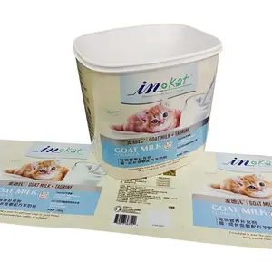 Custom Waterproof Iml Printing Film Plastic In Mould Label For Plastic Food Containers