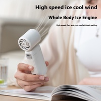 Turbine moderne à 100 vitesses Mini ventilateur électrique à grande vitesse Nouveau petit canon à vent à grande vitesse Ventilateur de bureau et extérieur