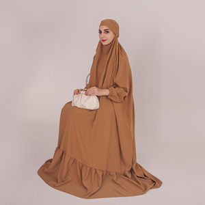 All'ingrosso Loriya modesto pezzo unico Jilbab Abaya elegante <span class=keywords><strong>abbigliamento</strong></span> islamico per abiti da <span class=keywords><strong>donna</strong></span> EID Ramadan preghiera Abaya <span class=keywords><strong>etnico</strong></span> - Product Image 5