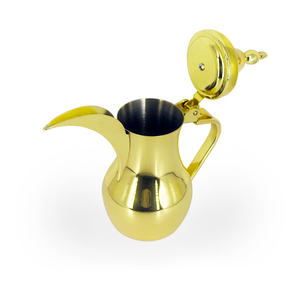 Classica Dallah in Acciaio Inox per Caffè e Tè con Beccuccio Lungo, Finitura Lucida, Ecologica, Multi-Capacità - Product Image 5