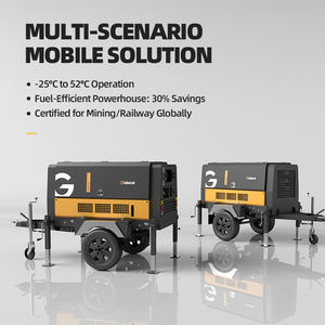 물 우물 드릴링 리그 샌드 블라스팅용 디젤 공기 압축기 이동식 회전 나사형 30BAR 300CFM 고압 휴대용 장치 - Product Image 3