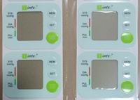 Etiquette convexe personnalisée en sérigraphie 0,25 PET Etiquettes d'emballage d'instruments électriques électroniques de protection double couche