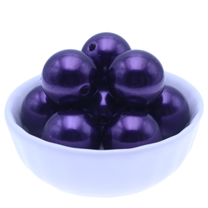 שמנמן 20MM חם ורוד בתפזורת מסטיק אופנה פרל פלסטיק ילדה שרשרת - Product Image 6