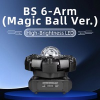 Nouveau modèle tendance : Lumières de scène laser disco DJ 120W, six projecteurs à tête mobile pour DJ, mariages et fêtes