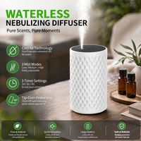 Diffuseur de parfum intelligent pour voiture avec alimentation par batterie, design portable pour l'aromathérapie automobile sans eau