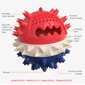 Juguete para Perros, Juguete de Goma Resistente para Masticar, Divertido y Popular, con Sonido - Product Image 6