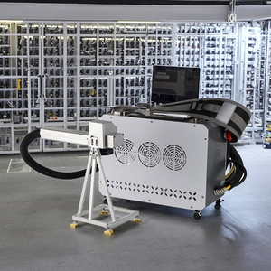 เครื่องเลเซอร์กำจัดสนิมแบบพกพา 100W สำหรับทำความสะอาด ลอกสี ตัด และทำเครื่องหมาย  พร้อมกระเป๋าเป้สะพายหลัง - Product Image 1