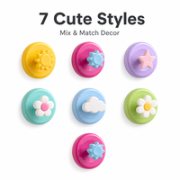 Crochet à ventouse sans perçage, support mural robuste en ABS, sans trace, pour salle de bain, cuisine, verre, carrelage, maison, bureau, petit format