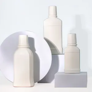 制造商直接平台形状定制颜色标志100毫升250毫升300毫升塑料漱口瓶个人护理