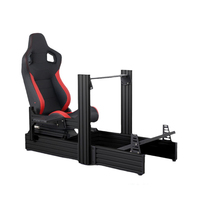 Chine Fabricant Plus Version Chaise de jeu de course Profil en aluminium industriel Simulateur Support de siège de volant