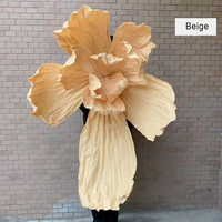 Fournitures de fleurs de mariage, fleurs artisanales en papier suspendues de grande taille, décoration pour les fêtes, les festivals et les événements