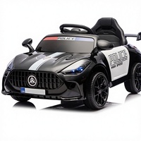 Voiture électrique élégante pour enfants, jouet en plastique à 4 roues avec batterie, amusement sur roues