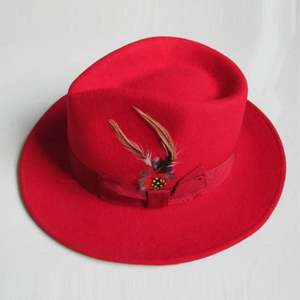 Chapeau Fedora Unisexe en Feutre de Laine Vintage - Large Bord Respirant et Ajustable pour l'Église et l'Usage Quotidien - Product Image 3