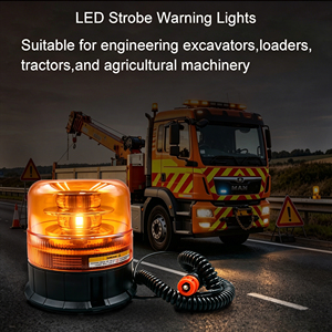 Nouvelles Balises Rotatives à LED d'Urgence pour Véhicules, Lampes de Sécurité Routière Clignotantes Stroboscopiques Universelles 12V - Product Image 2