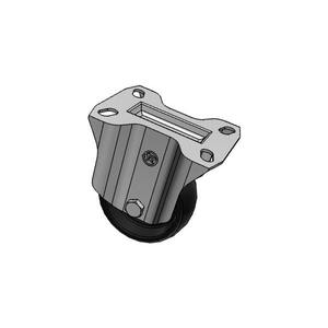 Rueda termoendurecible 67 soporte luz NL fijo Max 300Kg - Product Image 1