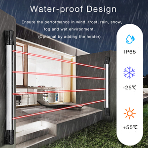 <span class=keywords><strong>Alarme</strong></span> de périmètre pour porte/fenêtre avec capteur infrarouge à double faisceau, IP65, TCP, portée de détection de 5 à 100 m - Product Image 3