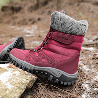 Nouveauté 2026, style en gros, bottes de neige à fourrure haute, pour femme, chaussures d'hiver en peluche, vente chaude, marque, chaussures d'extérieur chaudes