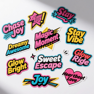 स्वयं चिपकने वाला विनाइल स्टिकर कस्टम लोगो मुद्रित चुंबन कट लेबल - Product Image 3