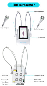 Appareil de beauté à 2 poignées Pro Cool Wave 2,45 GHz en ABS, portable, pour le remodelage corporel, le raffermissement et le lifting du visage - Product Image 5