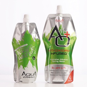 Emballage de boisson, sac liquide, pochette en plastique personnalisée avec bouchon à bec verseur à vis pour l'eau, le vin, l'alcool, l'huile essentielle - Product Image 5