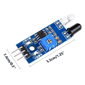 Módulo de Sensor Fotoeléctrico LM393 para Robots y Coches Inteligentes DIY, Distancia Ajustable, Evitación de Obstáculos por Infrarrojos, Seguimiento y Detección - Product Image 4