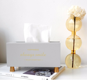 Fancy Tissue Box Sanitary Pads Box Napkins Hotel Rectangle Tissue Box Cover