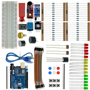 2024用于<span class=keywords><strong>Arduino</strong></span>编程的新技术学习套件 | 面包板发光二极管传感器启动器组 - Product Image 5