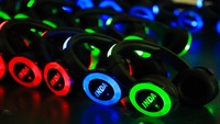 Système de fête silencieuse pour festival de musique, casque et émetteur Silent Disco RF770 personnalisés, XLR, 12+ heures d'autonomie, basses puissantes + casque de fête