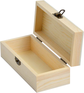 Nesting Pine Wood Gift <b>Boxes</b> With Lift Off Lids Elegant Natural Wood Storage Perfect For Jewelry <b>Keepsakes</b> Craft Supplies - Product Image 3