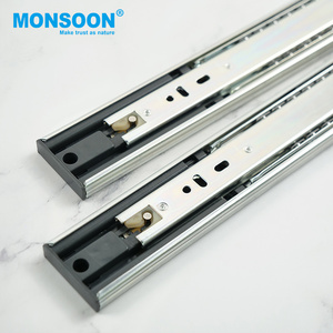 Mềm đóng đồ nội thất ngăn kéo Slide đường sắt đẩy-to-mở đẩy ra Slide cho nhà bếp ăn phòng ngủ phòng tắm khách sạn sử dụng - Product Image 5