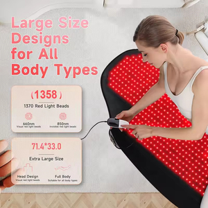 Meilleur <span class=keywords><strong>prix</strong></span> Tapis LED à lumière infrarouge pour tout le corps Lit de thérapie par lumière rouge avec contrôleur multifonction filaire pour usage domestique - Product Image 4