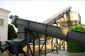 Hoogwaardige roestvrijstalen bandtransportband, oliebestendig, met instelbare snelheid (50m/min) voor cement, elektrisch aangedreven. - Product Image 3