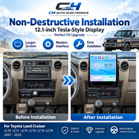 Autoradio multimédia Android Bluetooth GPS Navigation pour Toyota Land Cruiser LC70 LC71 LC76 LC79