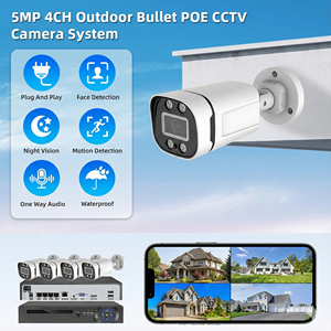 HIKWIFI 5MP Sistema de Vigilancia Inalámbrico para Exteriores, Grabador de Video en Red de 4 Canales, NVR POE, Kit de Cámaras de Seguridad CCTV - Product Image 3
