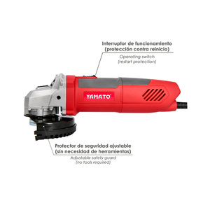 Amoladora Angular de 1200 Vatios. Disco de 115 mm. Velocidad Variable. - Product Image 4