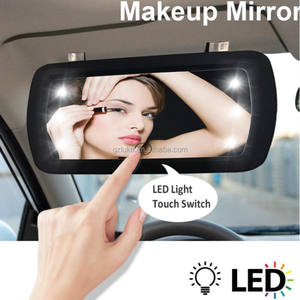 टच स्विच एचडी मेकअप के साथ नए सार्वभौमिक कार इंटीरियर एलईडी दर्पण के साथ नए सार्वभौमिक कार इंटीरियर - Product Image 2