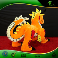 Dragon gonflable Hongyi SPH, jouet animal gonflable personnalisé en PVC avec peluche